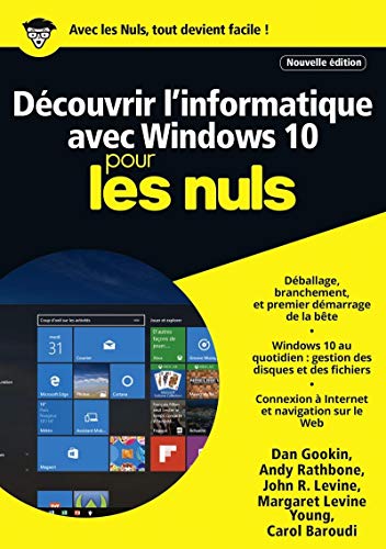 Stock image for Dcouvrir l'informatique avec Windows 10 pour les Nuls mgapoche, 2e dition for sale by Ammareal