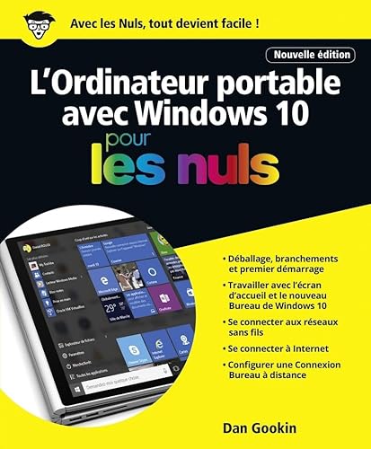 Stock image for L'ordinateur Portable avec Windows 10 Pour les Nuls, nouvelle dition for sale by medimops