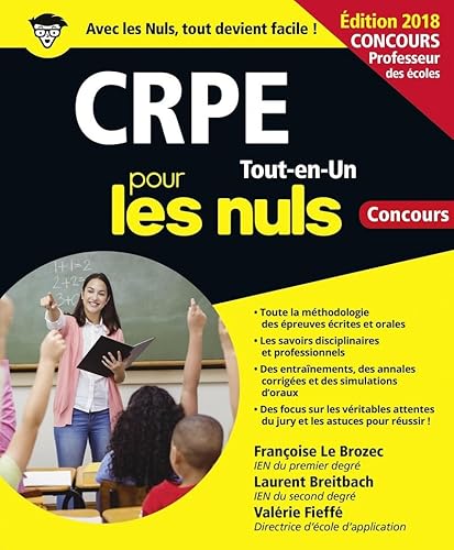 Stock image for CRPE pour les nuls ; tout-en-un ; concours (dition 2018) for sale by Chapitre.com : livres et presse ancienne
