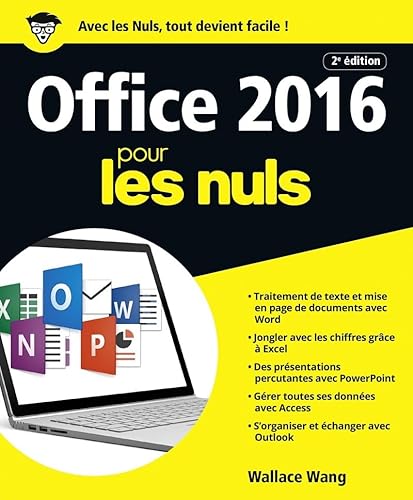 9782412028940: Office 2016 pour les Nuls grand format, 2e dition: Word, Access, Powerpoint et Outlook