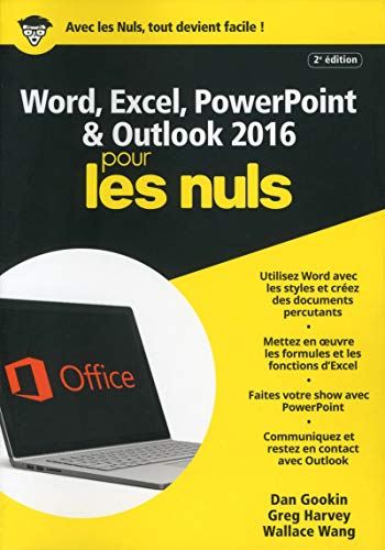 Imagen de archivo de Word, Excel, Powerpoint & Outlook 2016 Pour Les Nuls a la venta por RECYCLIVRE