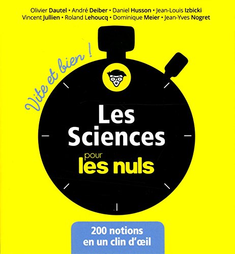 9782412031100: Les sciences pour les Nuls - Vite et Bien !