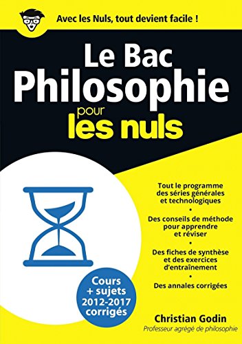 Beispielbild fr Bac Philosophie 2018 Pour les Nuls zum Verkauf von Ammareal