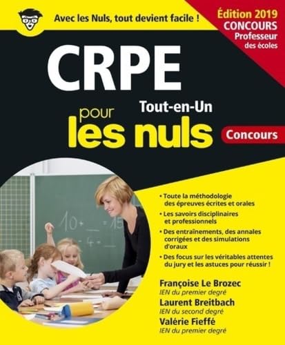 Imagen de archivo de CRPE Tout-en-Un pour les Nuls Concours, dition 2019 a la venta por Ammareal