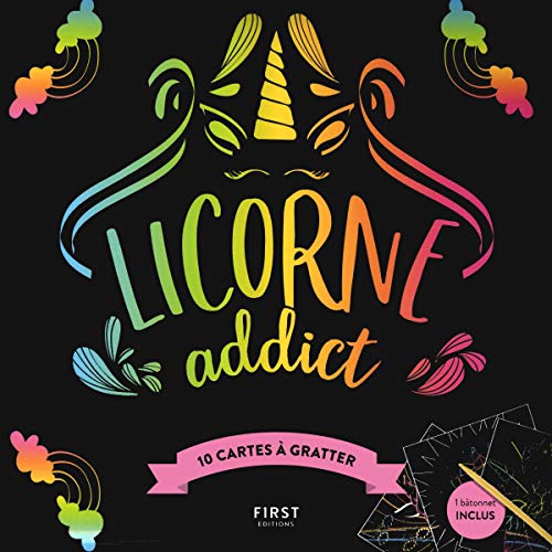 Beispielbild fr Cartes  gratter - Licorne addict zum Verkauf von medimops