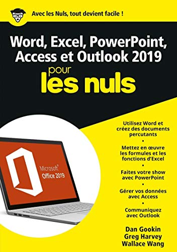 Imagen de archivo de Word, Excel, Powerpoint & Outlook 2019 Pour Les Nuls a la venta por RECYCLIVRE