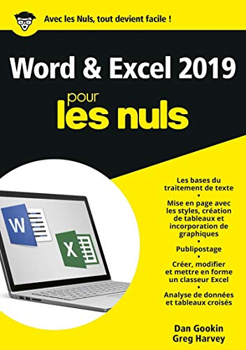 Beispielbild fr Word & Excel 2019 Pour Les Nuls zum Verkauf von RECYCLIVRE