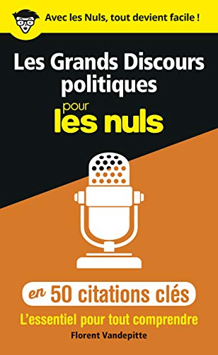 9782412052099: Les Grands Discours politiques pour les Nuls en 50 citations cls