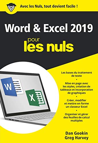 Beispielbild fr Word et Excel 2019 pour les Nuls, poche, 2e dition zum Verkauf von medimops