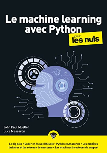 Imagen de archivo de La machine learning et Python Mgapoche Pour les Nuls a la venta por Gallix