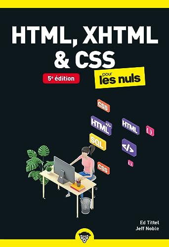 Stock image for HTML XHTML et CSS pour les Nuls Poche 5e édition [FRENCH LANGUAGE - Soft Cover ] for sale by booksXpress