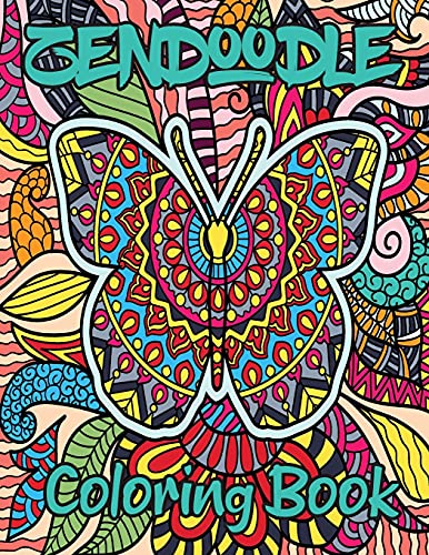 Beispielbild fr Zendoodle coloring book: A Calming adult coloring book with Zen drawings for women and adults - Zentangle coloring book zum Verkauf von Revaluation Books