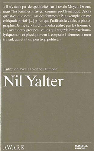 Stock image for Nil Yalter - Interview With Fabienne Dumont for sale by Gallix