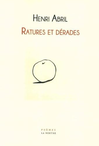 Beispielbild fr Ratures et drades zum Verkauf von medimops