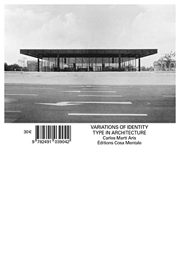 Beispielbild fr The Variations of Identity: The type in architecture zum Verkauf von Gallix