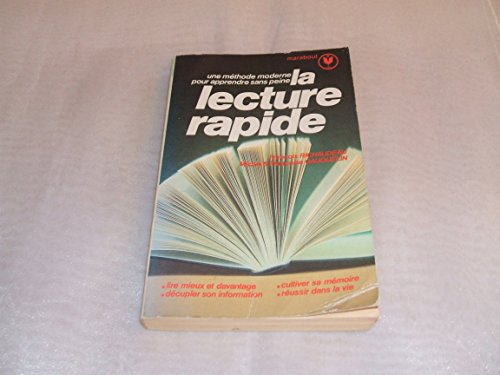 Stock image for La Lecture Rapide for sale by RECYCLIVRE