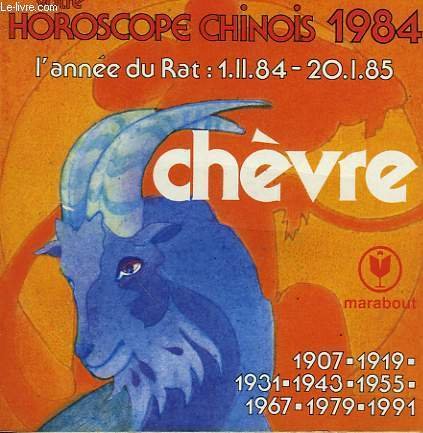 9782501004428: HOROSCOPE CHINOIS - SIGNE DE LA CHEVRE