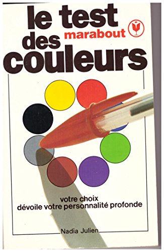 Beispielbild fr Le Test Marabout des couleurs (Marabout service) zum Verkauf von Ammareal