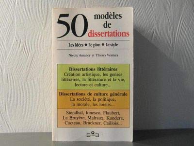 Imagen de archivo de 50 Modles De Dissertations a la venta por RECYCLIVRE