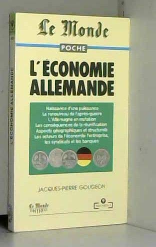 9782501019941: L'conomie allemande