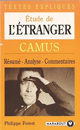 Stock image for Etude de "L'étranger", Albert Camus for sale by WeBuyBooks