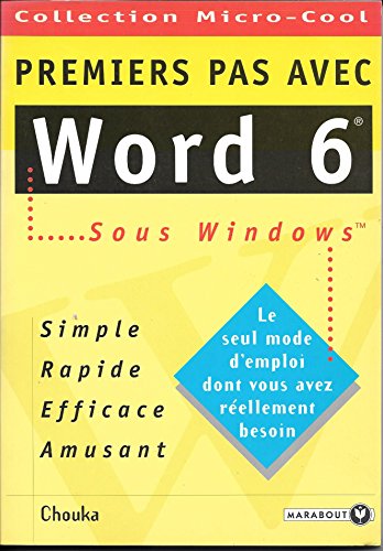 Stock image for Word 6 pour Windows for sale by Ammareal