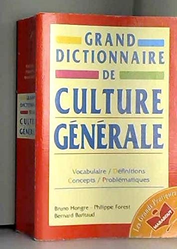 Beispielbild fr GRAND DICTIONNAIRE DE CULTURE GENERALE zum Verkauf von Ammareal