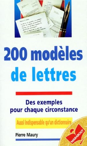 9782501027632: 200 Modeles De Lettres (Ma1286)