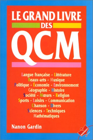 Beispielbild fr Le grand livre marabout des QCM zum Verkauf von Ammareal