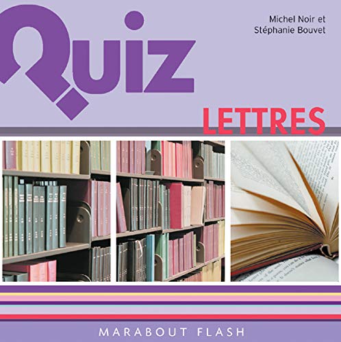 Beispielbild fr Quiz Lettres zum Verkauf von RECYCLIVRE