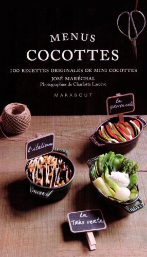 9782501058735: Menus Cocottes: Plus de 100 recettes originales de mini cocottes
