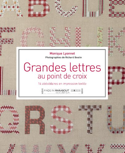 Beispielbild fr Grandes lettres au point de croix zum Verkauf von medimops