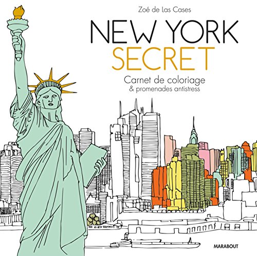 Stock image for New York secret - Carnet de coloriage (French Edition) for sale by GF Books, Inc.