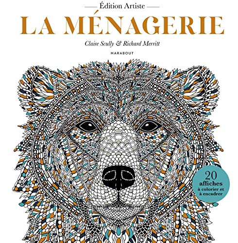 Beispielbild fr La Mnagerie - Edition artiste: 20 affiches  colorier et  encadrer zum Verkauf von Gallix