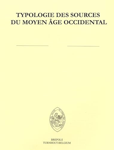 Imagen de archivo de La Jurisprudence Typologie des sosurces du Moyen Age occidental. Fasc. 6, A-III.1 a la venta por Bernhard Kiewel Rare Books