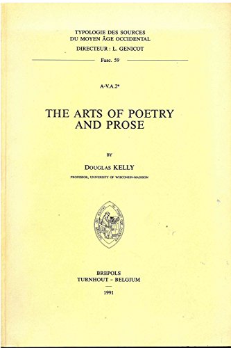 The Arts of Poetry and Prose (Typologie Des Sources Du Moyen Age Occidental)