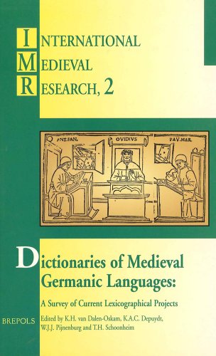 9782503506012: Dictionaries Medieval Germanic Lang: A Survey of Current Lexicographical Projects: 2 (Chemins de L'Ethnologie,)