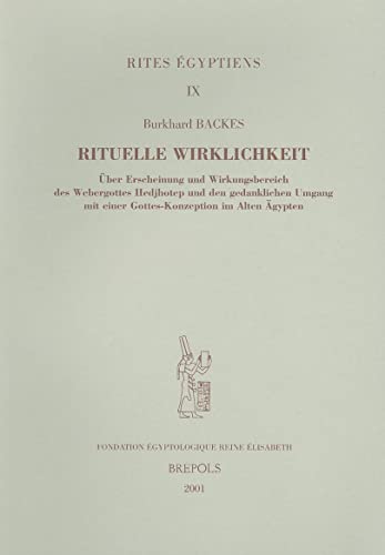 Immagine stock per Rituelle Wirklichkeit: Uber Erscheinung Und Wirkungsbereich Des Webergottes Hedjhotep Und Den Gedanklichen Umgang Mit Einer Gottes-konzeption Im Alten Agypten