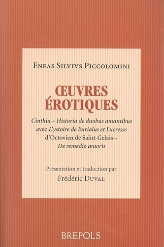 Stock image for AENEAS SILVIO PICCOLOMINI, OEUVRES EROTIQUES (French Edition) for sale by Gallix