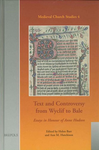 Imagen de archivo de Text and Controversy from Wyclif to Bale: Essays in Honour of Anne Hudson (Medieval Church Studies) a la venta por Powell's Bookstores Chicago, ABAA