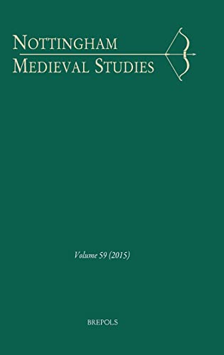 Stock image for Nottingham Medieval Studies 59 (2015) for sale by ISD LLC