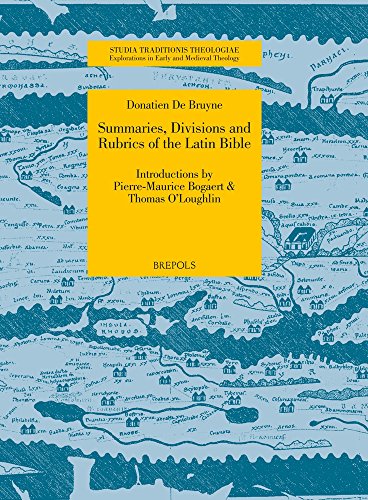 Stock image for Summaries Divisions and Rubrics of the Latin Bible for sale by ISD LLC