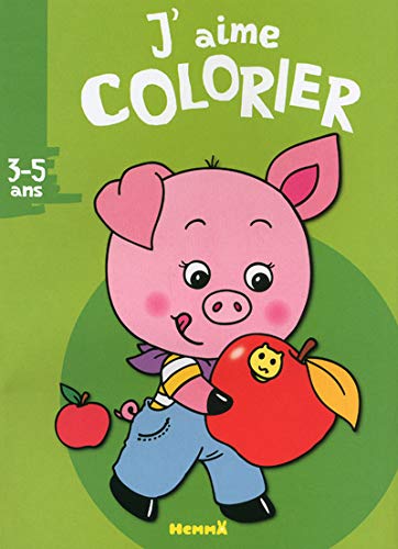 9782508019760: J'aime colorier petit cochon