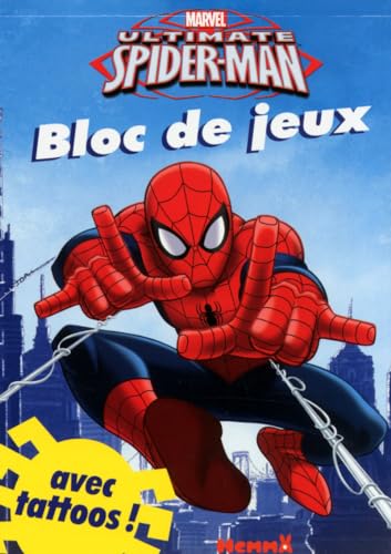 9782508024290: Spider Man - Bloc de jeux avec tattoos !