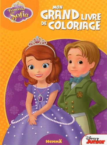 9782508028847: Princesse Sofia Mon grand livre de coloriage