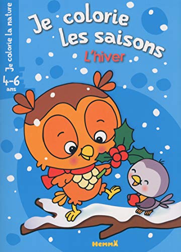 Beispielbild fr Je colorie la nature - L'hiver (4-6 ans) T10 (Hibou) zum Verkauf von medimops