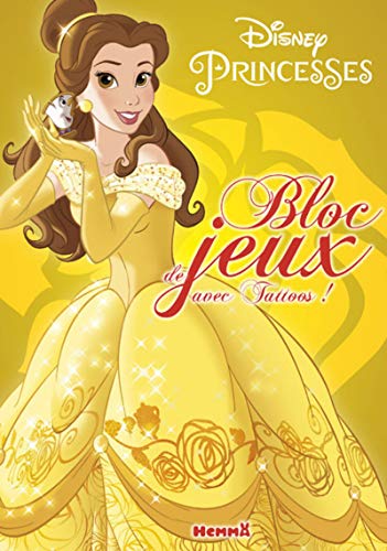 9782508035395: Disney princesses: Bloc de jeux avec tattoos !