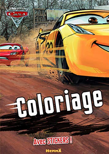 Imagen de archivo de Cars 3 - Coloriage avec stickers Collectif; Wilkin, Nathalie et Disney a la venta por BIBLIO-NET