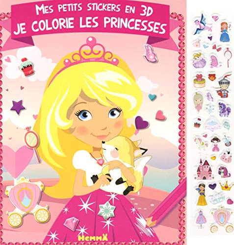 Beispielbild fr Mes petits stickers en 3D - Je colorie les princesses zum Verkauf von EPICERIE CULTURELLE