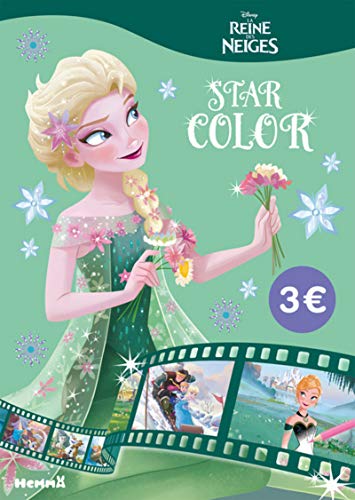 Imagen de archivo de Disney La Reine des Neiges - Star Color (Fond vert) Collectif et Disney a la venta por BIBLIO-NET